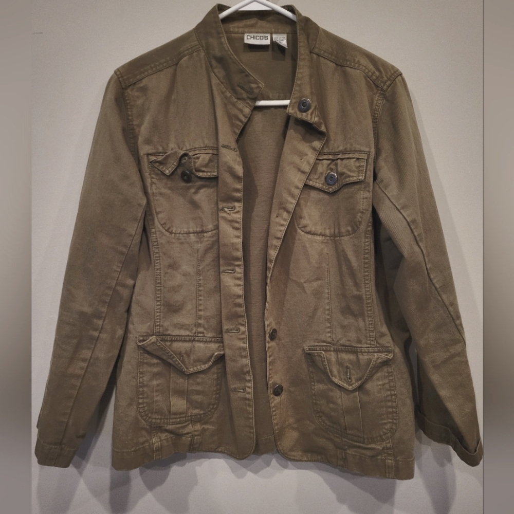 Green Jean Jacket